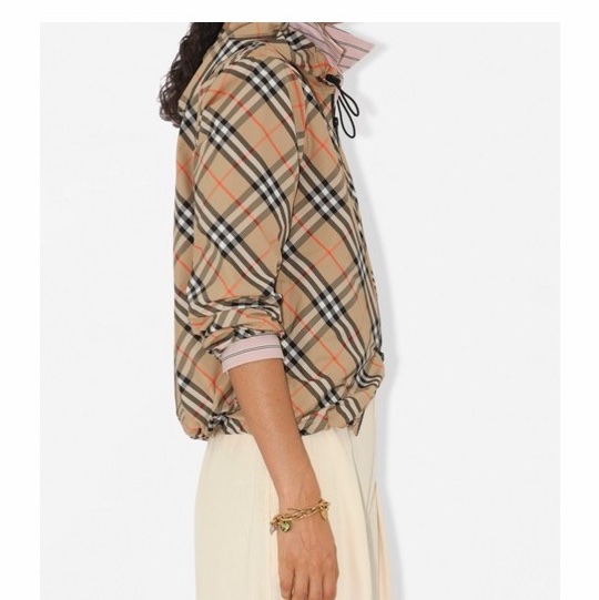 Burberry 女士 格紋連帽夾克XXS XS S M L XL XXL碼-3