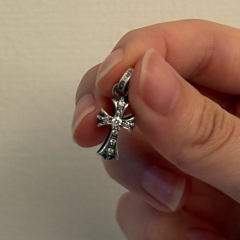 chrome hearts 帶鑽十字架-1