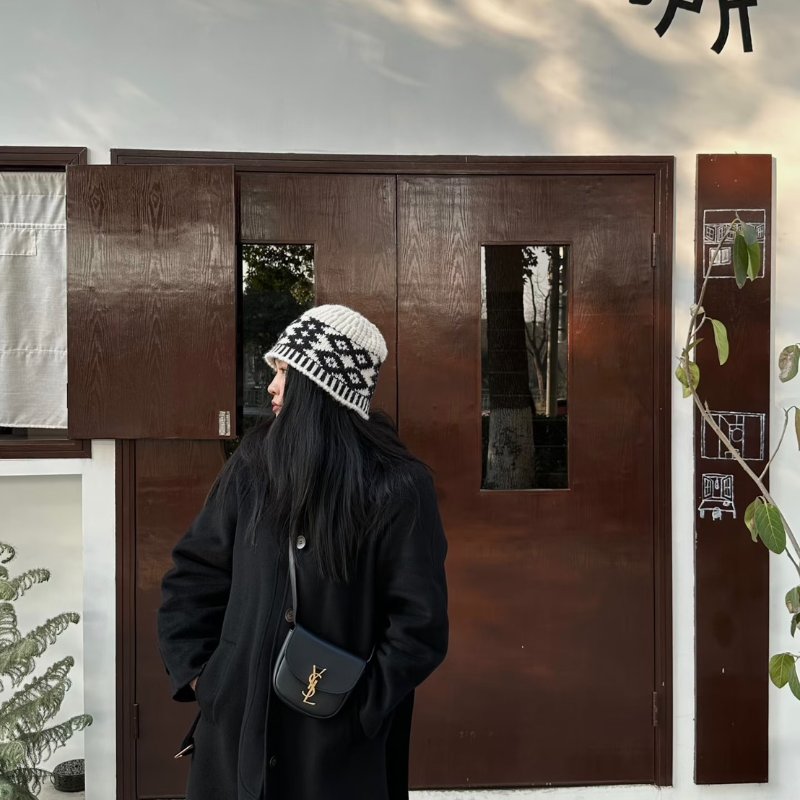 YSL Kaia馬鞍包 - mini黑金-1