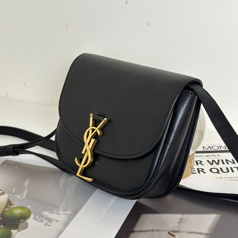 YSL Kaia馬鞍包 - mini黑金-3