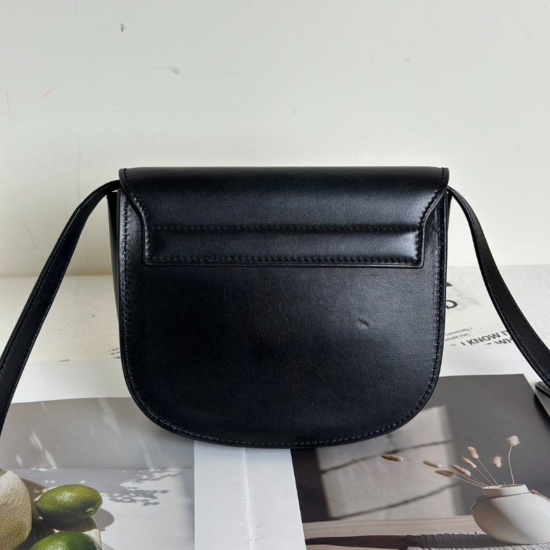 YSL Kaia馬鞍包 - mini黑金-4