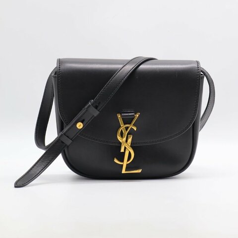 YSL Kaia馬鞍包 - mini黑金