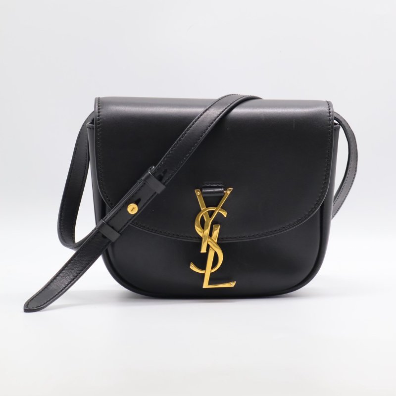 YSL Kaia馬鞍包 - mini黑金-0