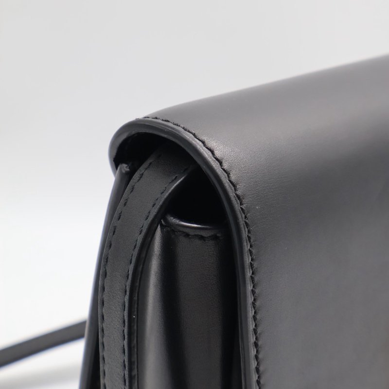 YSL Kaia馬鞍包 - mini黑金-7