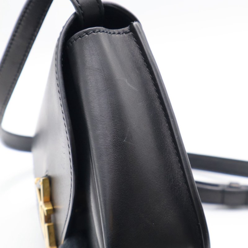 YSL Kaia馬鞍包 - mini黑金-15