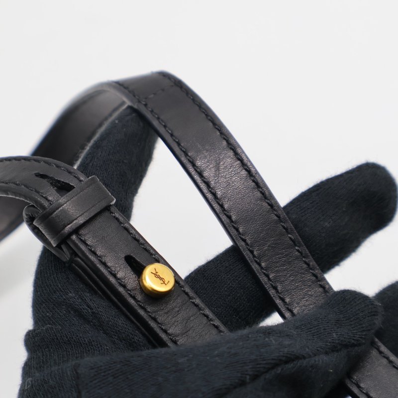 YSL Kaia馬鞍包 - mini黑金-18