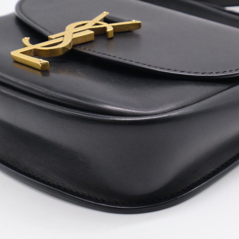 YSL Kaia馬鞍包 - mini黑金-19