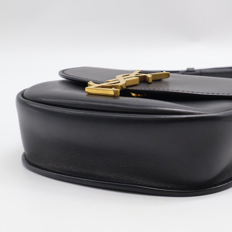 YSL Kaia馬鞍包 - mini黑金-21