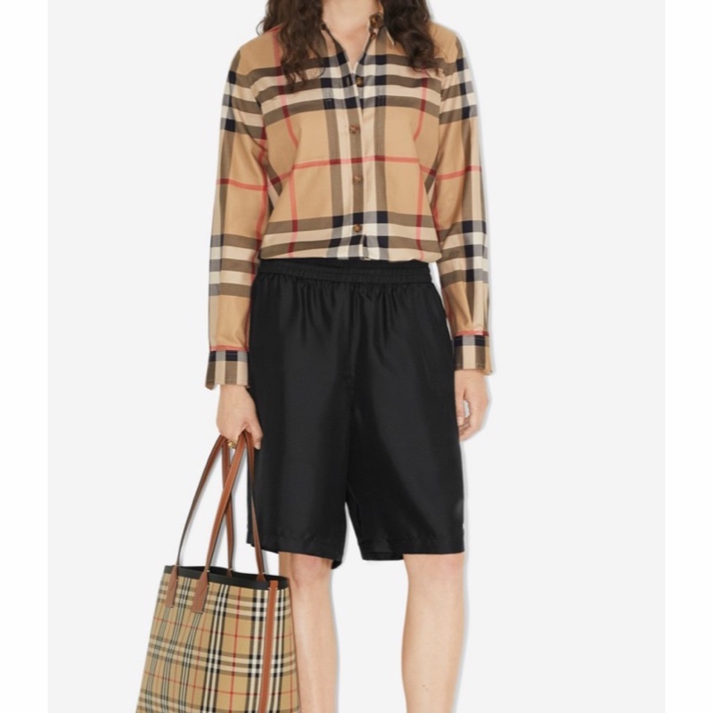 Burberry 女士 格紋長袖襯衫UK-0 UK-2 UK-4 UK-6 UK-8 UK-10 UK-12碼-1