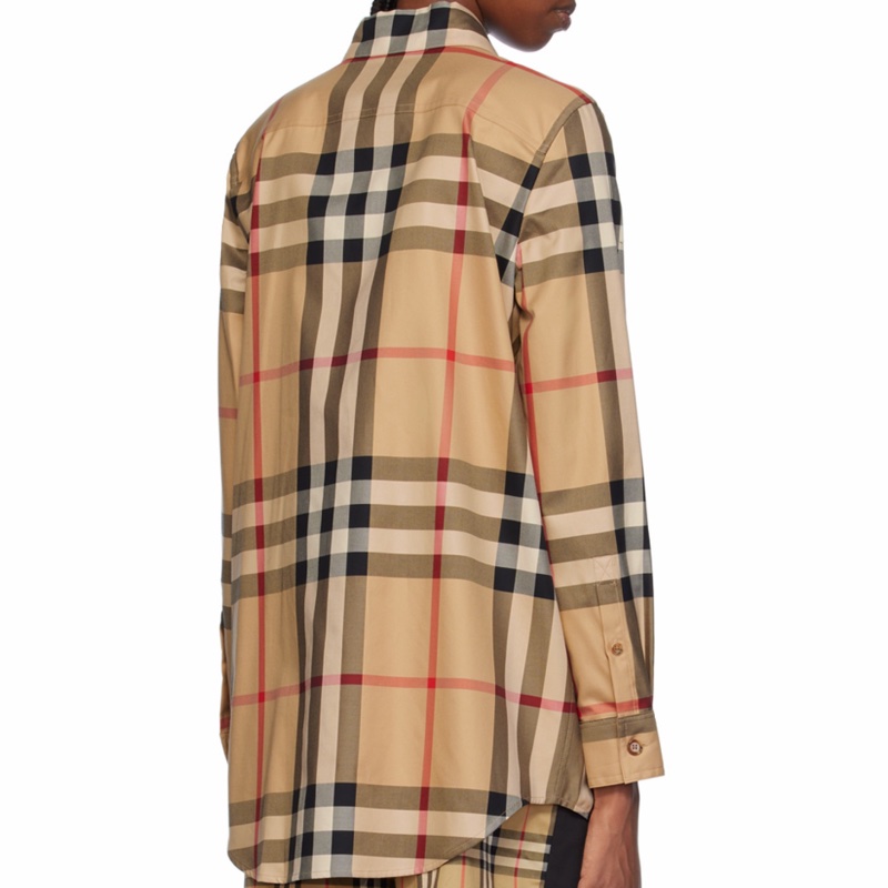 Burberry 女士 格紋長袖襯衫UK-0 UK-2 UK-4 UK-6 UK-8 UK-10 UK-12碼-3