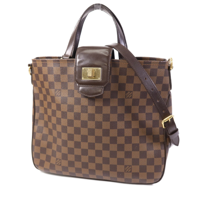 LOUIS VUITTON Damier Cabas Rosebery金扣手挽肩背兩用袋-2