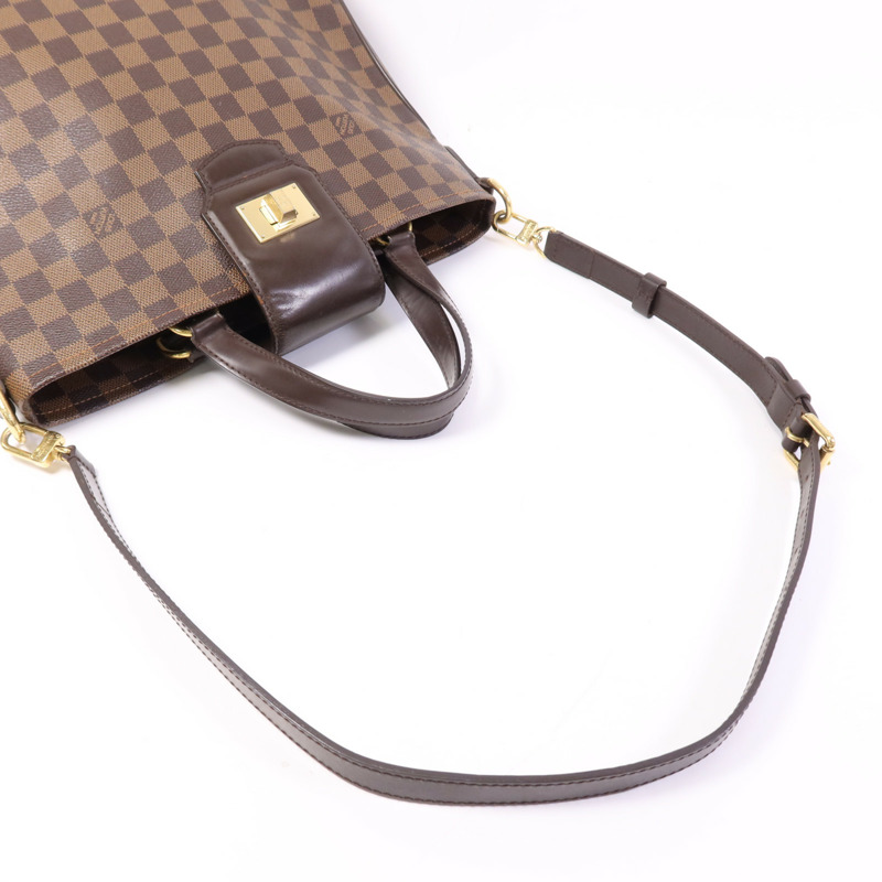 LOUIS VUITTON Damier Cabas Rosebery金扣手挽肩背兩用袋-8