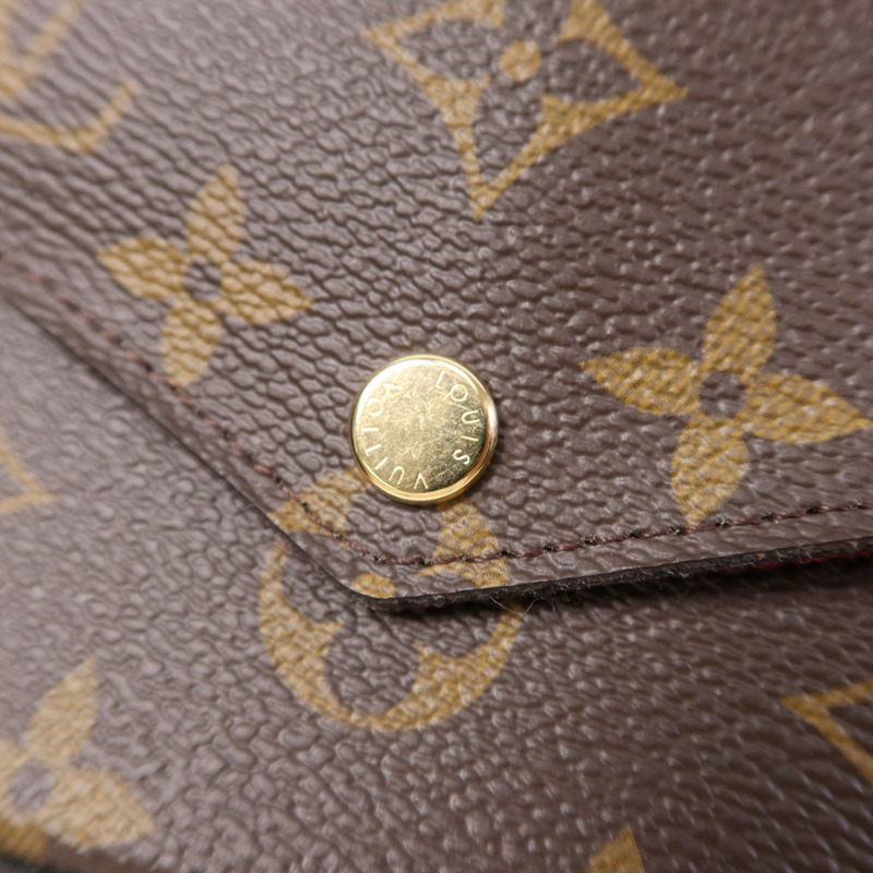 LOUIS VUITTON Monogram Pochette Felicie金扣鏈帶肩背袋-9