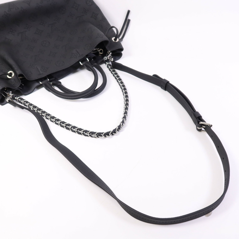 LOUIS VUITTON Mahina Bella Tote銀扣手挽肩背兩用袋-13