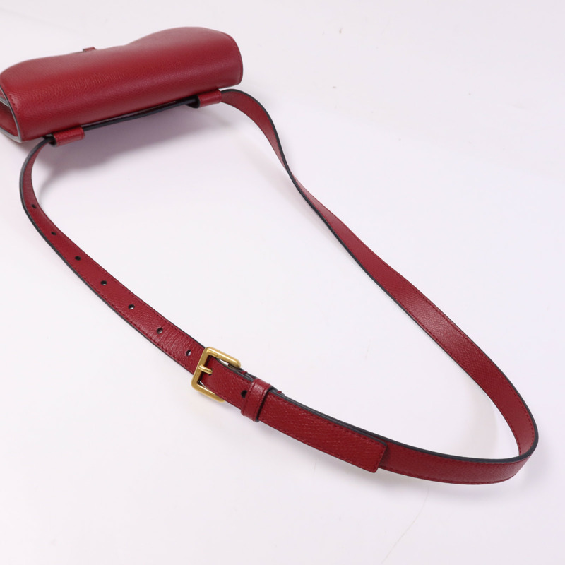 Dior 牛皮皮革Saddle Pouch Belt Bag金扣腰包-8