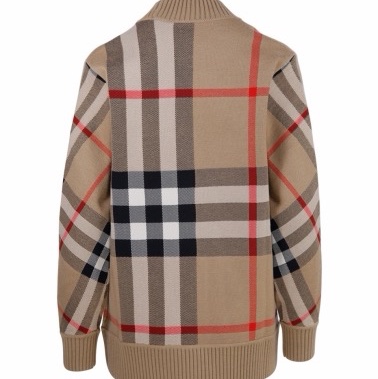 Burberry 女士 格紋羊毛混紡開衫XXXS XXS XS S M L XL碼-2