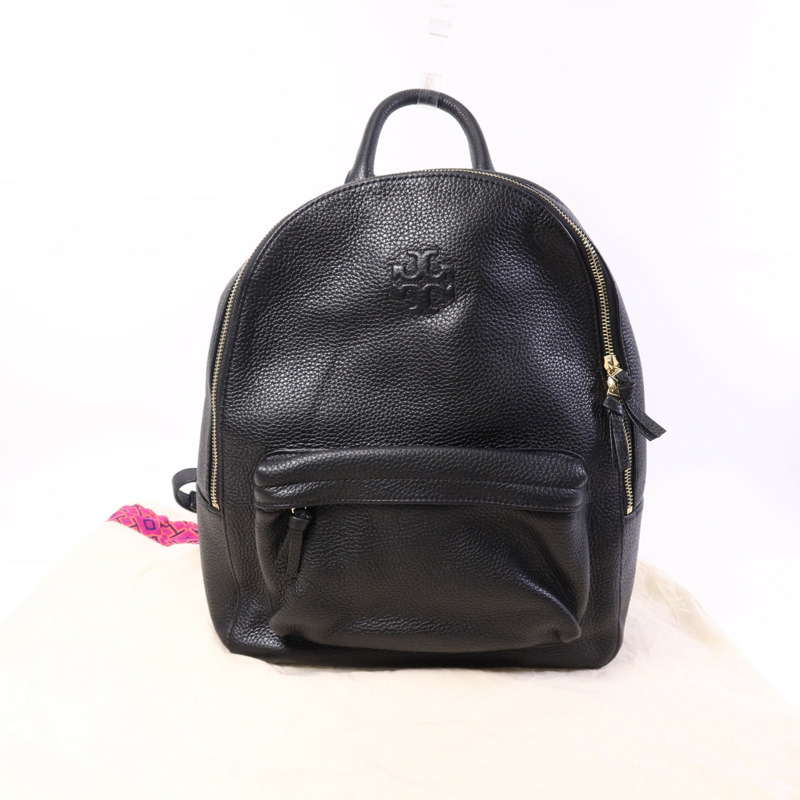 Tory Burch 牛皮皮革Backpack金扣肩背袋-9