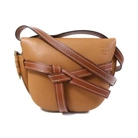 LOEWE 牛皮皮革Gate Medium金扣肩背袋