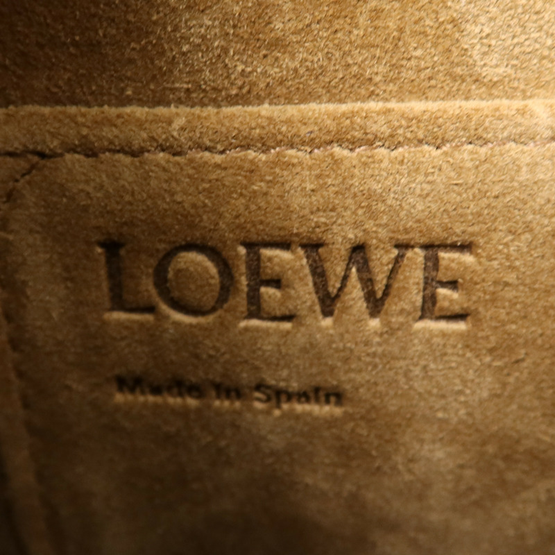 LOEWE 牛皮皮革Gate Medium金扣肩背袋-12