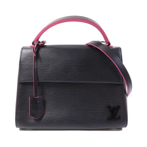 LOUIS VUITTON Epi Cluny BB銀扣手挽肩背兩用袋
