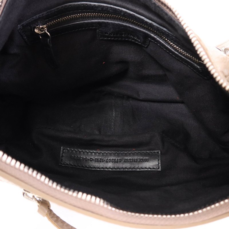 BALENCIAGA 羊皮皮革Le Cagole S銀扣肩背袋-10