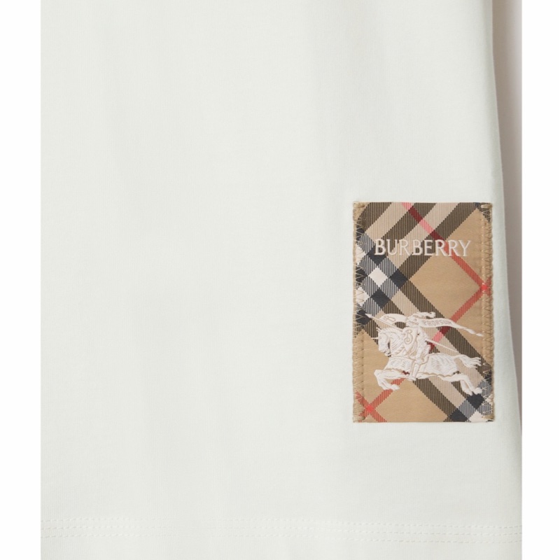 Burberry 女士 格紋標籤T恤XXS XS S M L XL碼-1