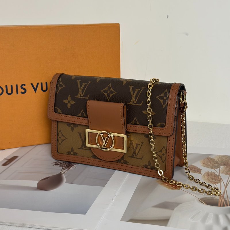 LOUIS VUITTON Dauphine達芙妮鍊帶小包-3