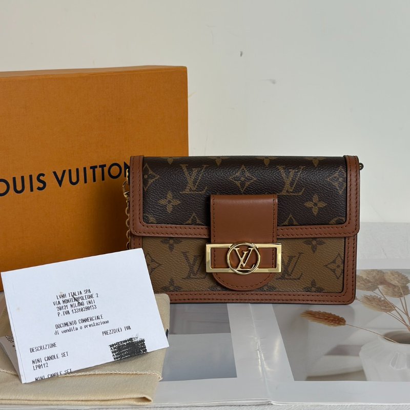 LOUIS VUITTON Dauphine達芙妮鍊帶小包-10