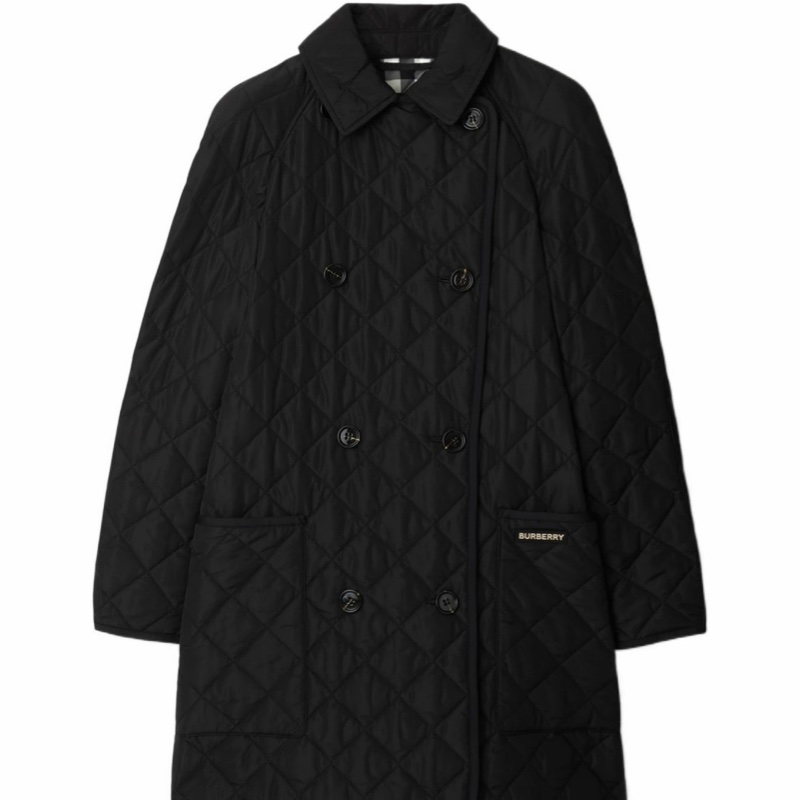 Burberry 女士 翻領絎縫棉服XS S M L XL XXL碼-5