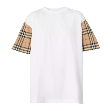 Burberry 女士 Vintage格紋衣袖T恤XXS XS S M L XL碼