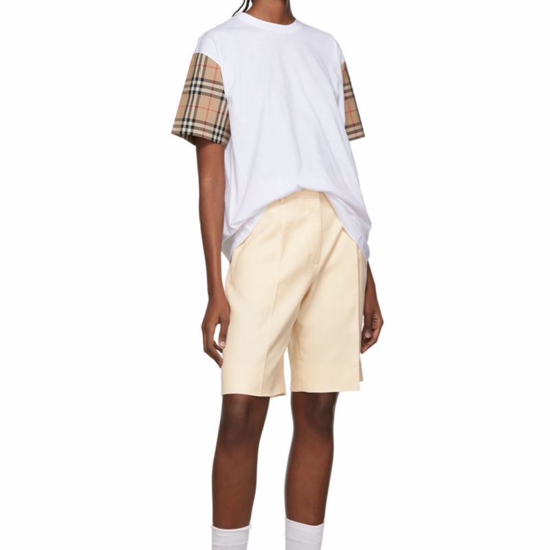 Burberry 女士 Vintage格紋衣袖T恤XXS XS S M L XL碼-6