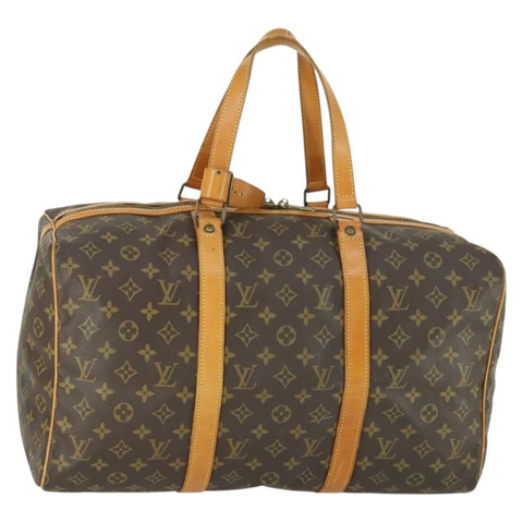 路易威登 Monogram Sac Souple 45 波士頓包 M41624 LV Auth 171403