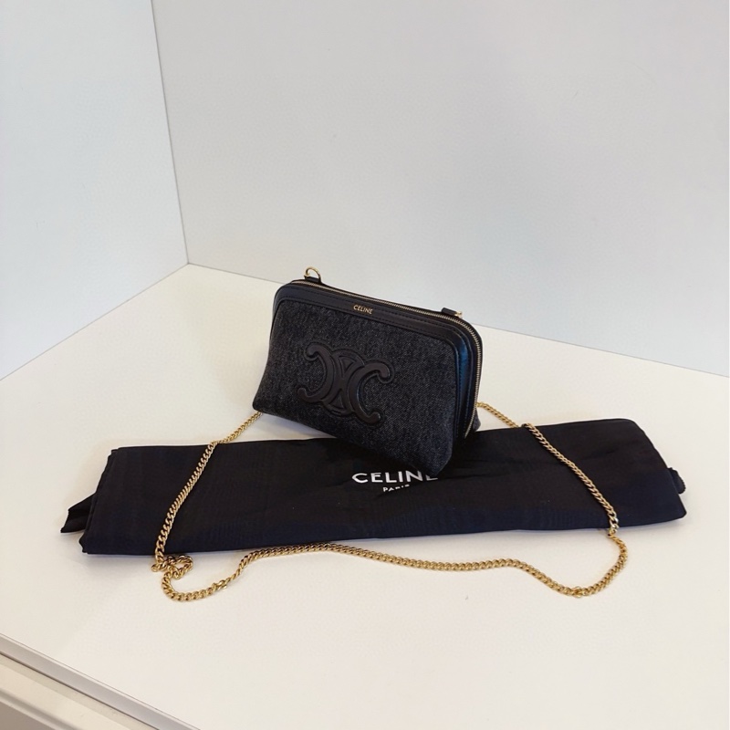 Celine 黑色丹寧-5