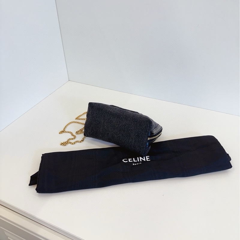 Celine 黑色丹寧-6