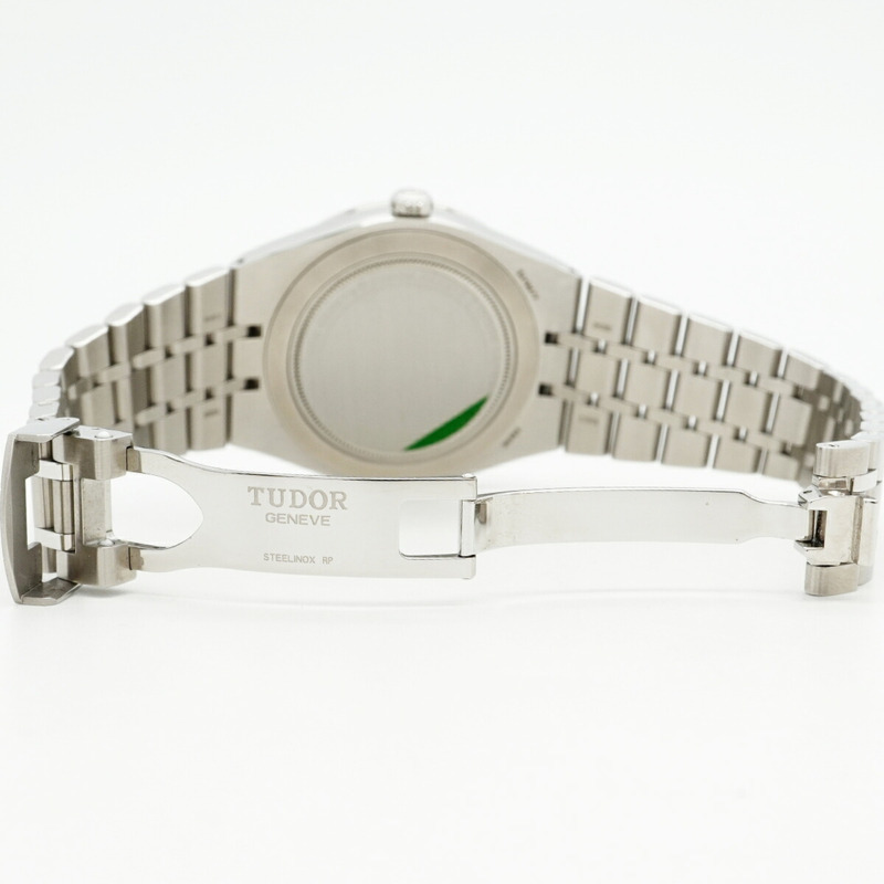 帝舵皇家28600海軍藍錶盤男士腕錶-3