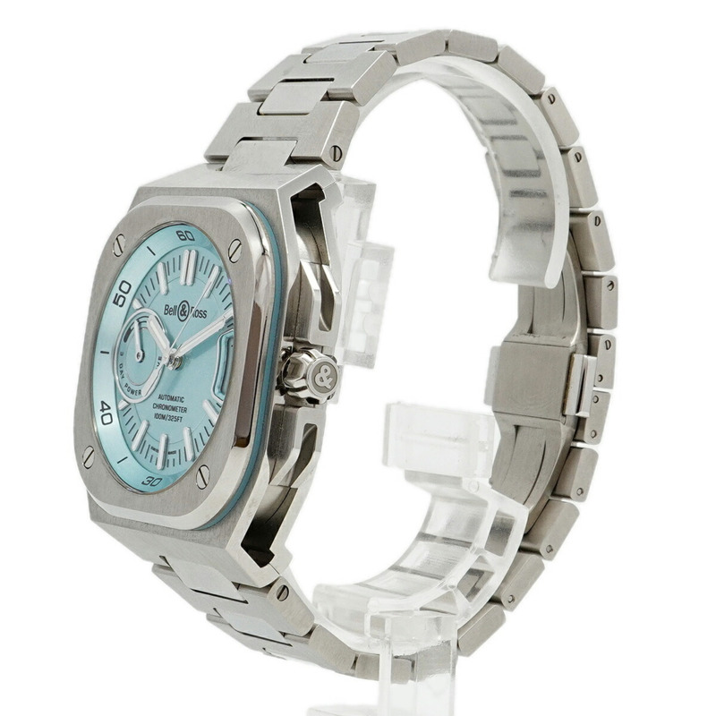 Bell & Ross BR-X5 冰藍精鋼男士腕錶 (BRX5R-IB-ST SST)-1