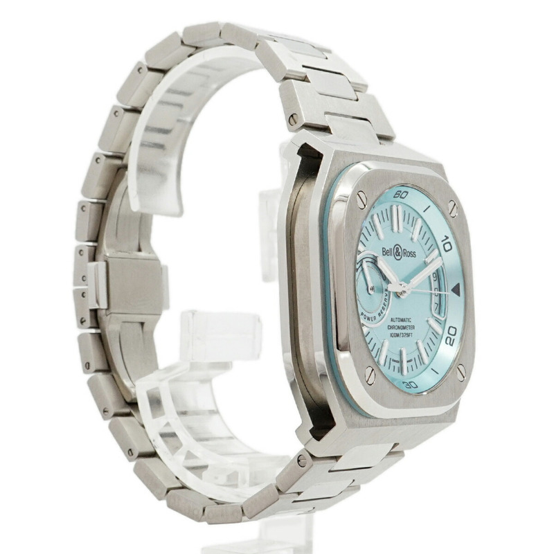 Bell & Ross BR-X5 冰藍精鋼男士腕錶 (BRX5R-IB-ST SST)-2