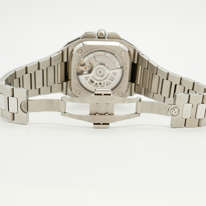 Bell & Ross BR-X5 冰藍精鋼男士腕錶 (BRX5R-IB-ST SST)-3