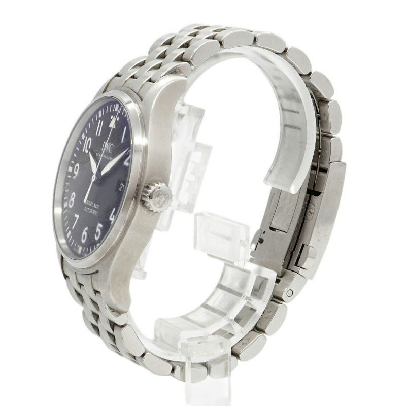 IWC 沙夫豪森飛行員 IW327011 男士黑色錶盤手錶-1