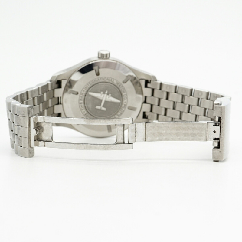 IWC 沙夫豪森飛行員 IW327011 男士黑色錶盤手錶-3