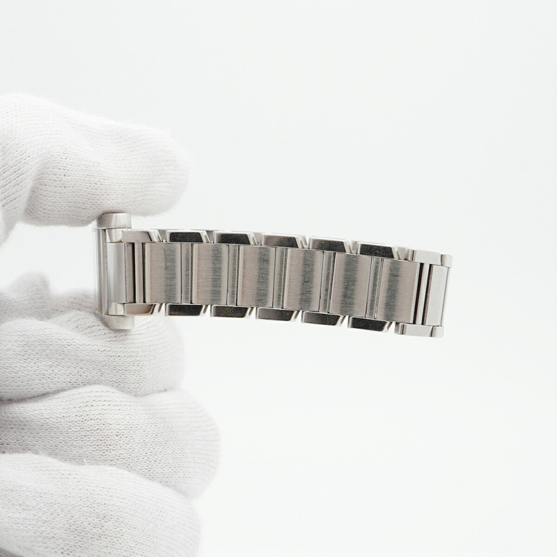 卡地亞 Tank Française SM W51008Q3 象牙色錶盤女士腕錶-5