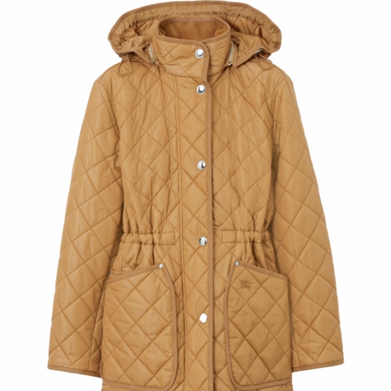 Burberry 女士 菱形絎縫棉服XS S M L XL-5