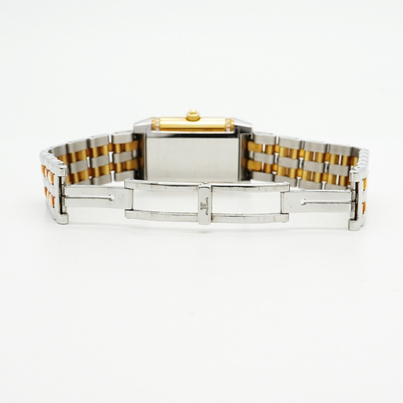 積家 Reverso Duetto 266.5.44 銀色錶盤女錶-3