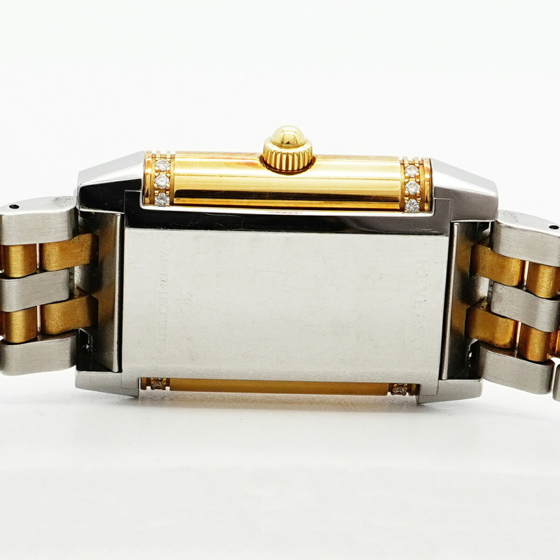 積家 Reverso Duetto 266.5.44 銀色錶盤女錶-4