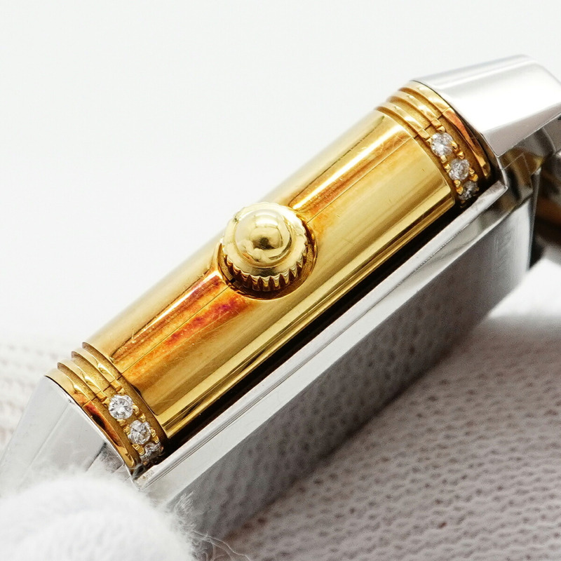 積家 Reverso Duetto 266.5.44 銀色錶盤女錶-9