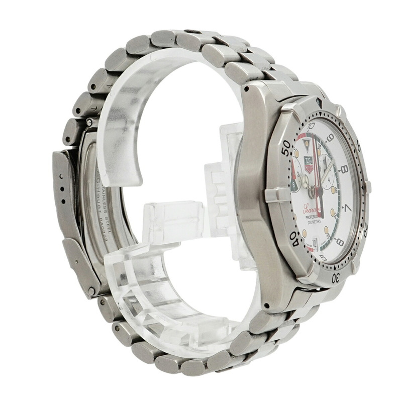 TAG Heuer 豪雅 Sea Racer Professional CK111R 白色錶盤男士腕錶-2