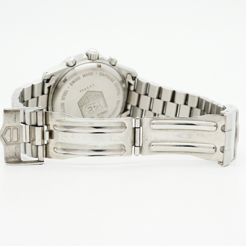 TAG Heuer 豪雅 Sea Racer Professional CK111R 白色錶盤男士腕錶-3