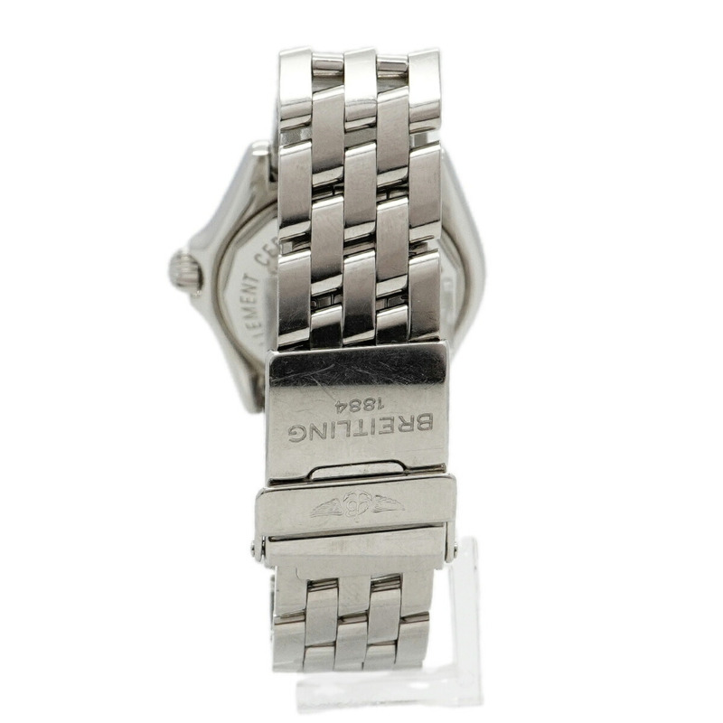 百年靈 Calistino A72345 藍色錶盤小姐腕錶-7