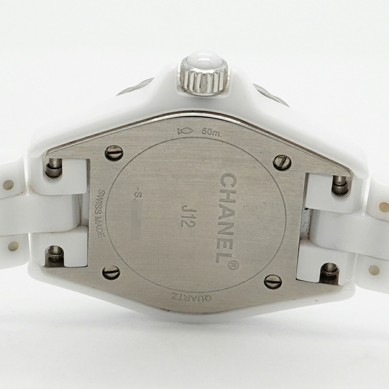 香奈兒 J12 H2572 白色錶盤女錶-4