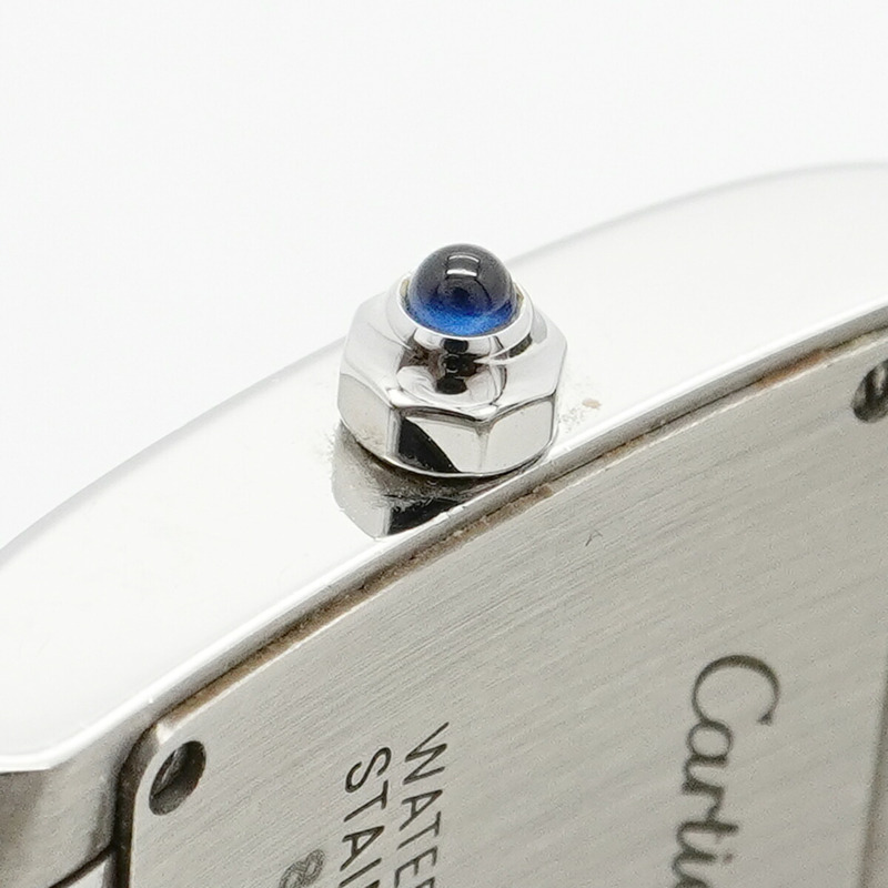 卡地亞 Tank Française SM W51008Q3 象牙色錶盤女士腕錶-8